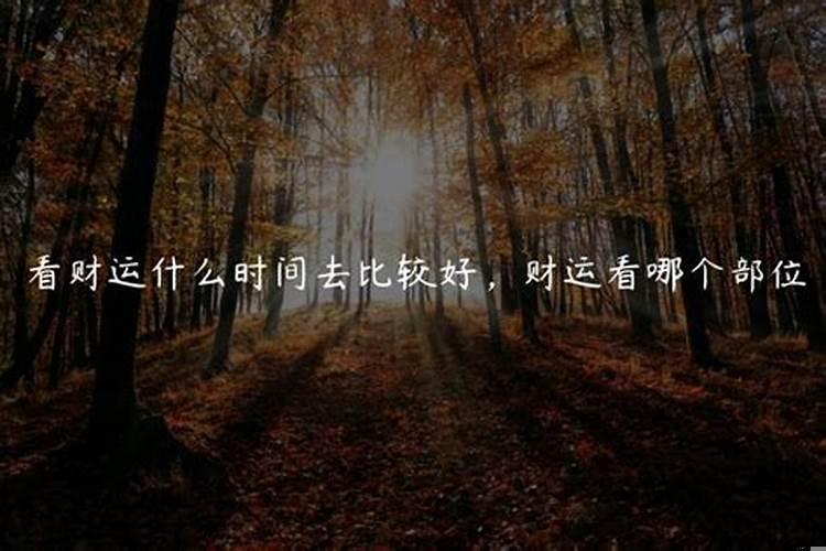 看财运什么时间去比较好